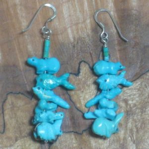 Animal Fetish Turquoise Earings